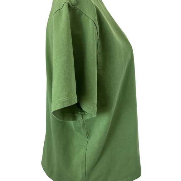 Athleta Green Tee, Size Large, Cotton/Spandex/Elastane, No Imperfections - Picture 2 of 4